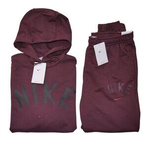 NIKE Dri-FIT 2 Piece Sweatsuit Men's Size M Terry Hoodie Joggers Gift Set NWT
